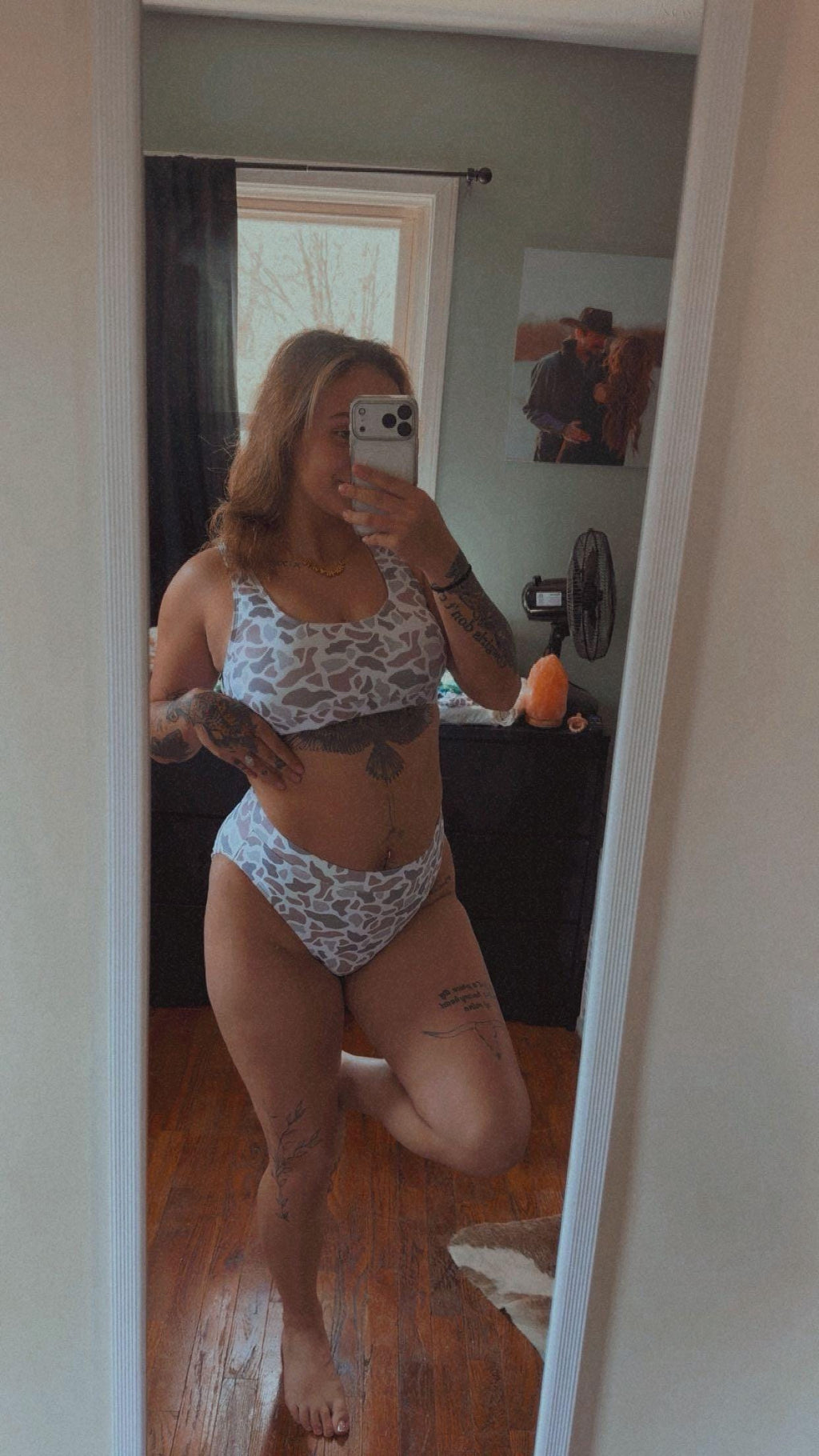 White Camo Women’s Bikini