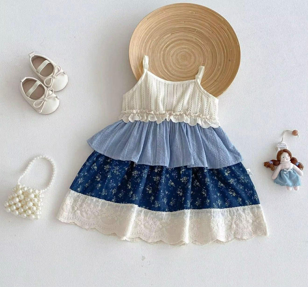 Girls Patchwork Dresses
